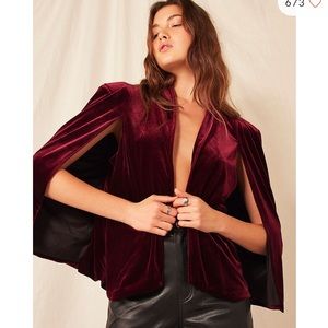 Free people ever after velvet cape